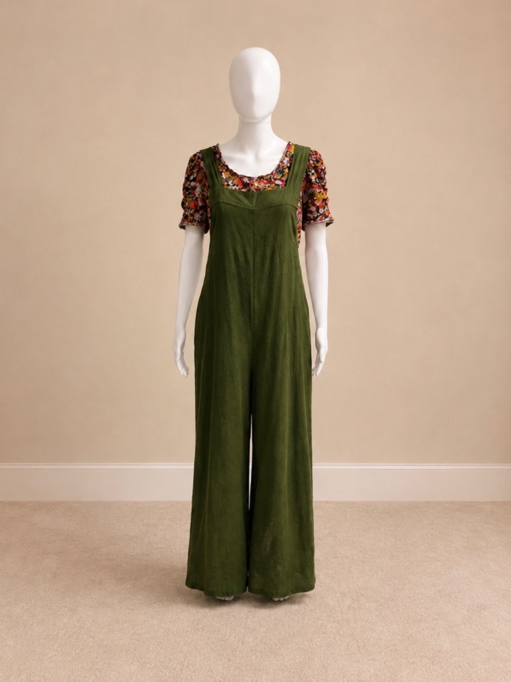 Haute Hippie Olive Green Wide-Leg Jumpsuit - Picture 5 of 5